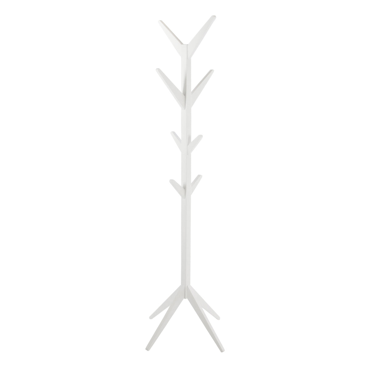 Ascot Coat Hanger in White