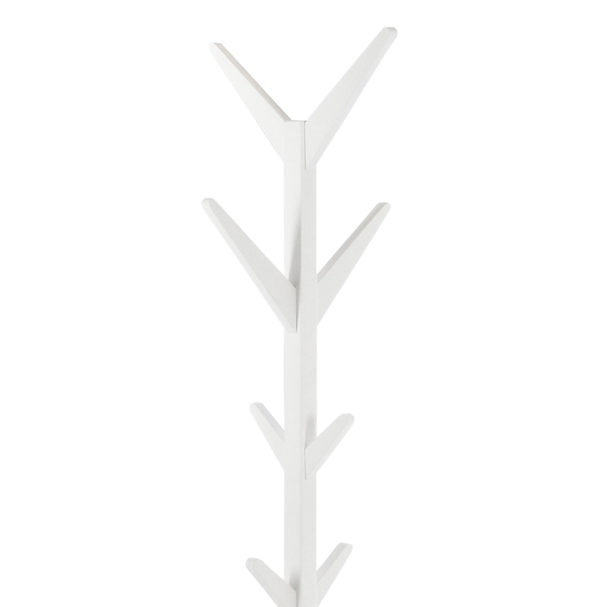 Ascot Coat Hanger in White