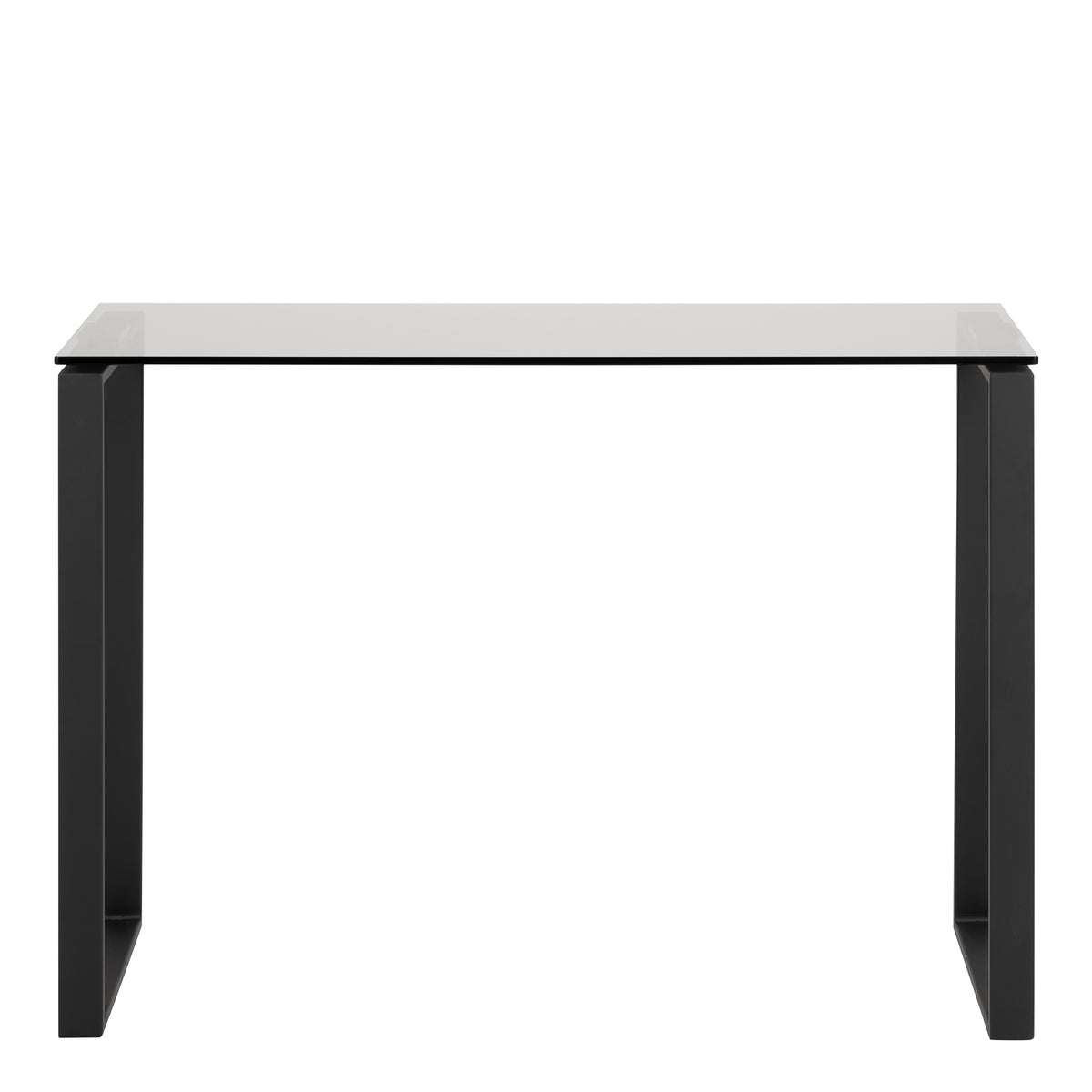 Katrine Console Table with Smoked Glass Top