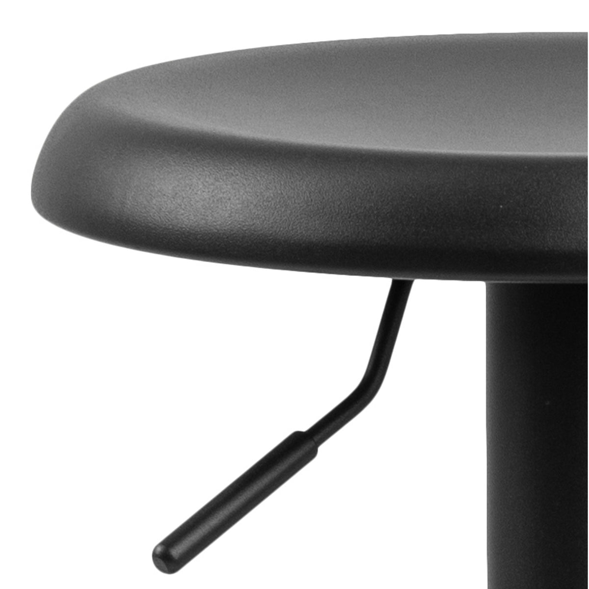 Finch Black Bar Stool without Back Set of 2