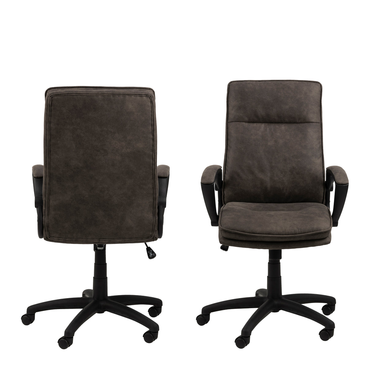 Brad Swiverl Desk chair with Armrest in Black