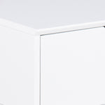 Mitra 1 Drawer Bedside Table in White