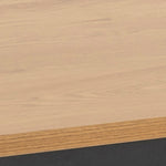 Seaford Dining Table in Black & Oak