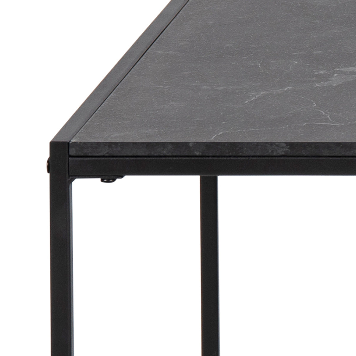 Infinity Coffee Table in Matt Black