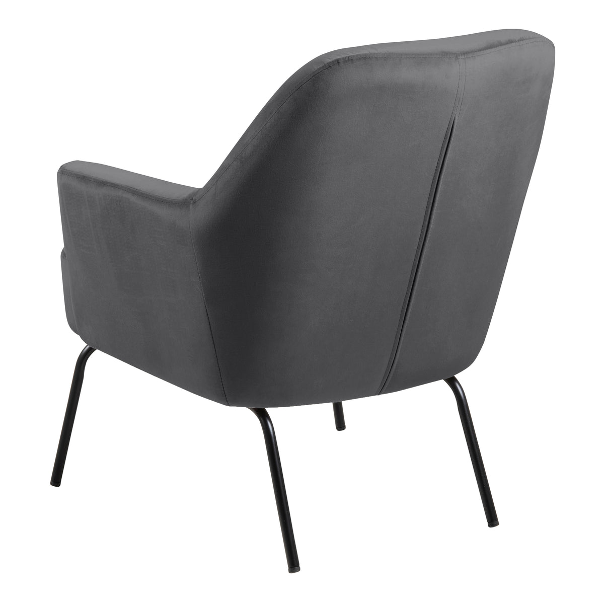 Melissa Lounge Chair in Dark Grey