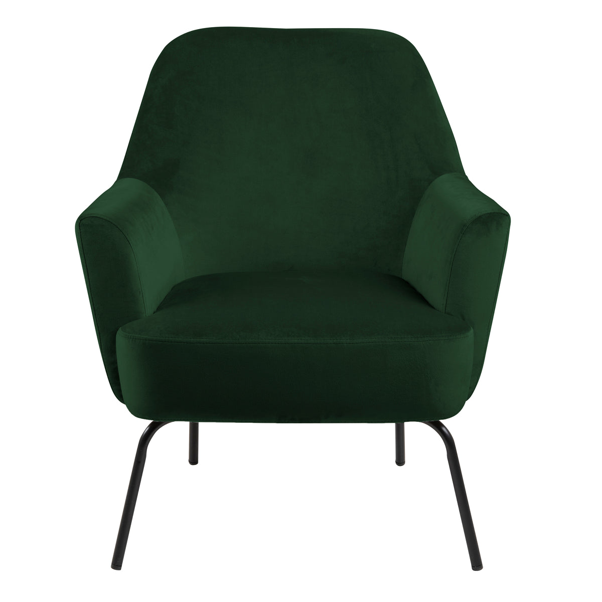 Melissa Lounge Chair in Forest Green