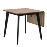 Roxby Extending Dining Table 80-120cm in Oak & Black