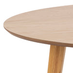 Roxby Round Dining Table in Oak 140x76cm