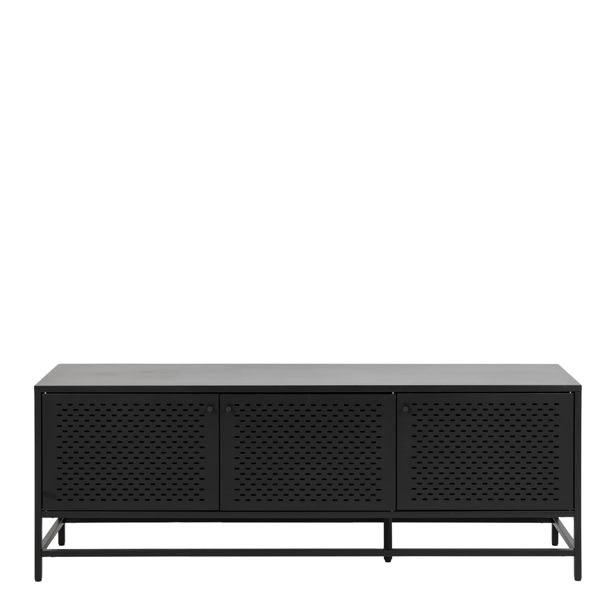 Newcastle 3 Door Sideboard in Matt Black