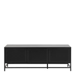 Newcastle 3 Door Sideboard in Matt Black