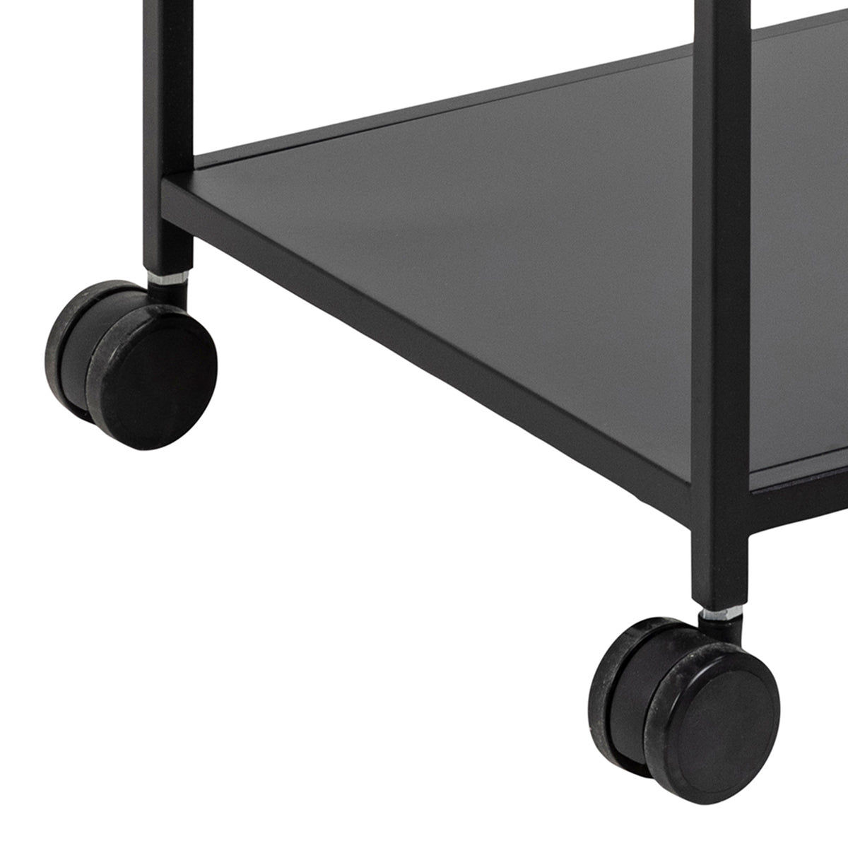 Newcastle Serving Trolley in Matt Black