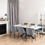 Ines Dining Chair in Grey Set of 4