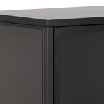 Newcastle Low 2 Door Display Cabinet in Matt Black