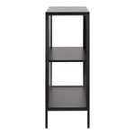 Newcastle Low 2 Door Display Cabinet in Matt Black