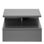 Ashlan Bedside Table with 1 Drawer in Grey