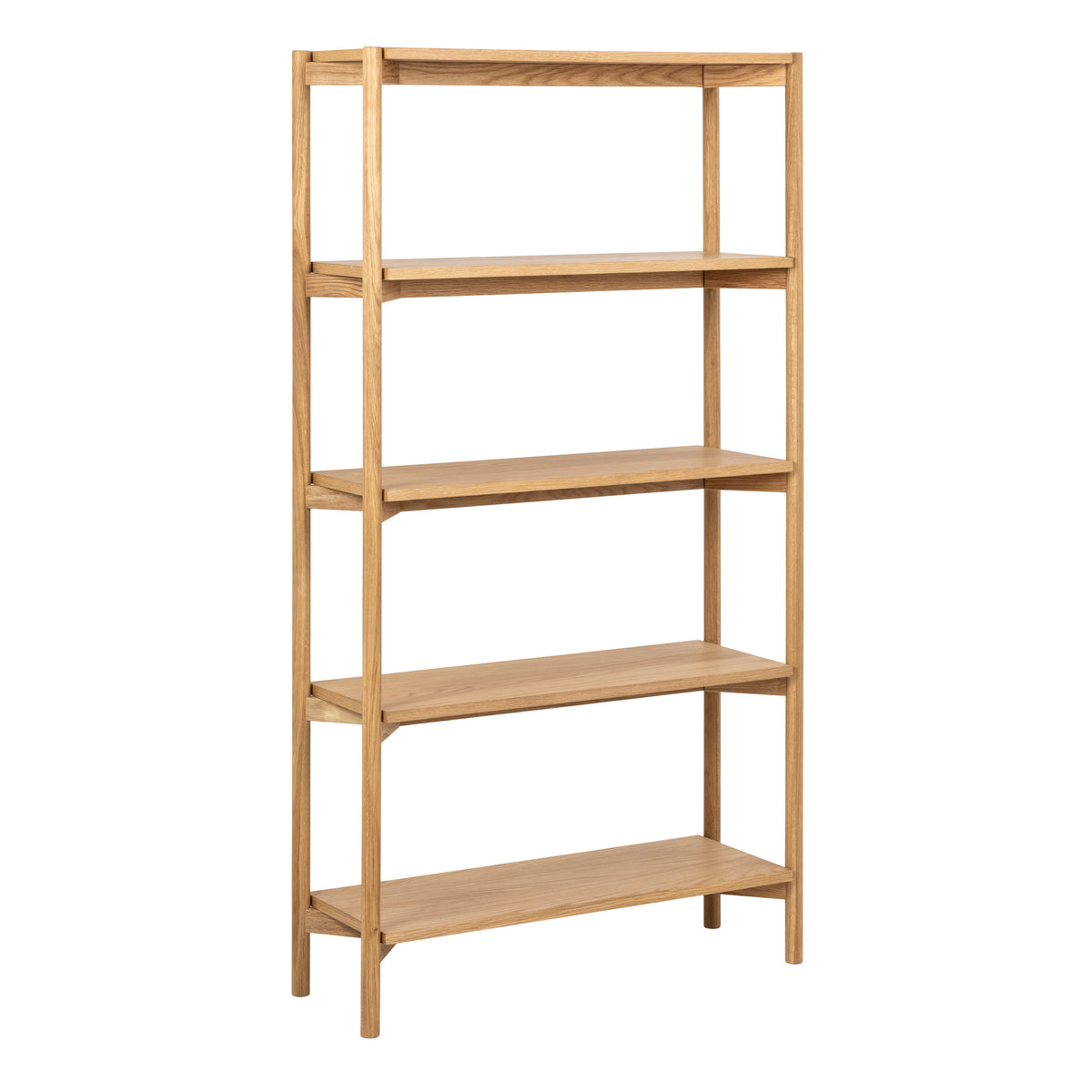 Braidwood bookcasewith 4 shelves in Oak