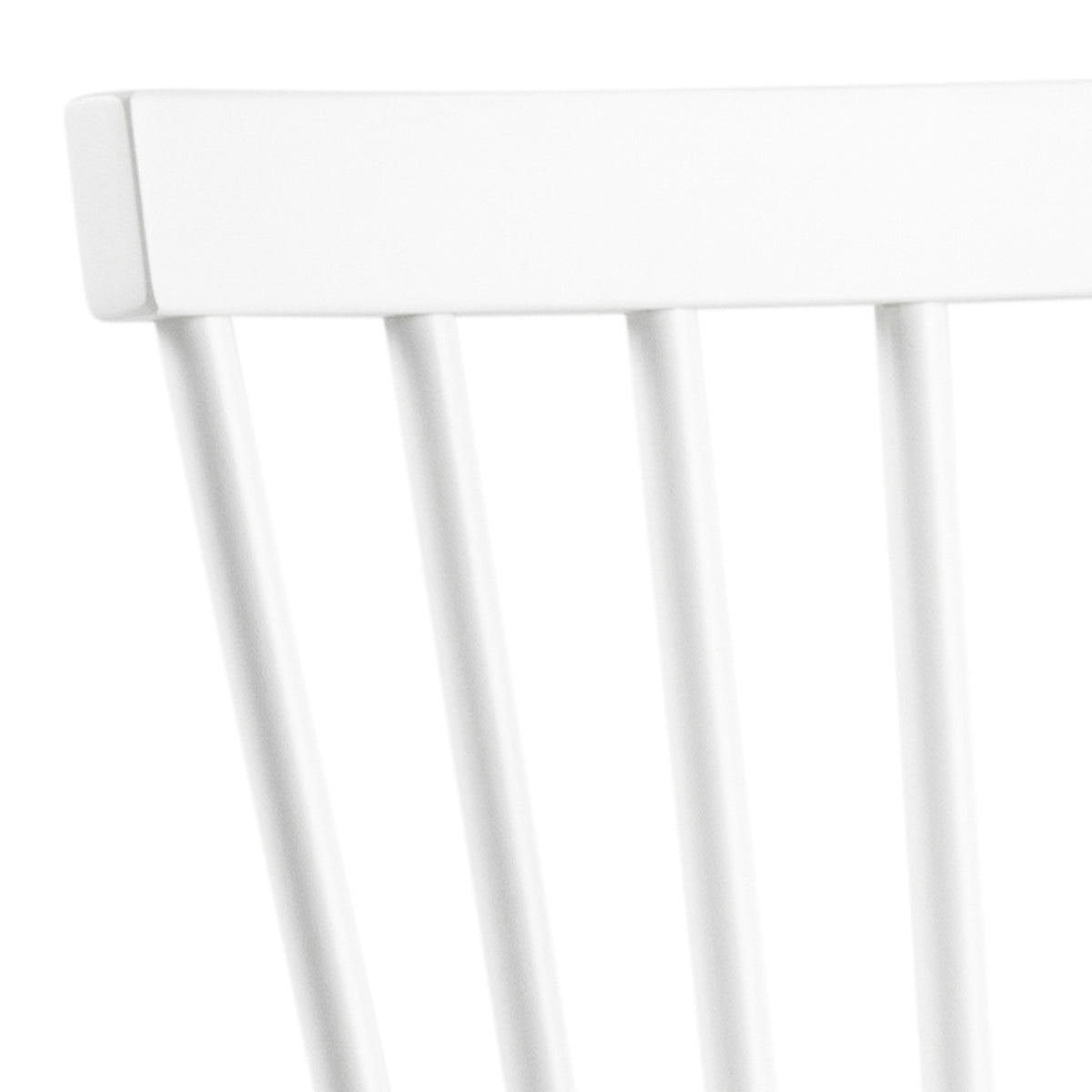 Riano Dining Chairs in White Set of 2