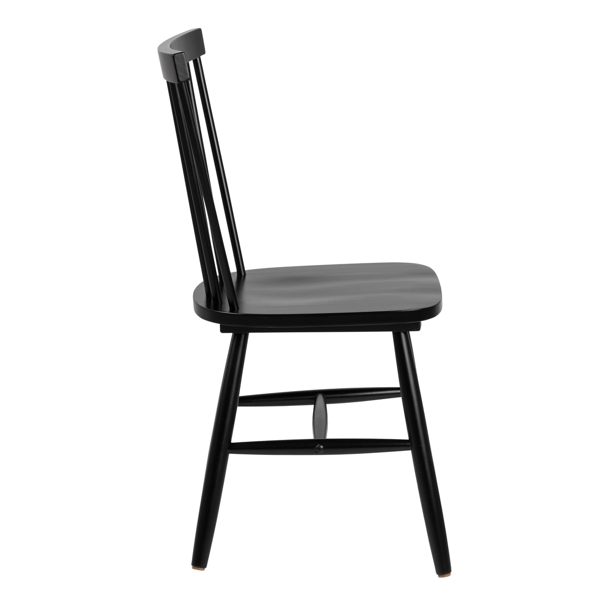 Riano Dining Chairs in Black Set of 2