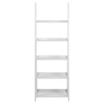 Wally Bookcase with 5 shelves in White