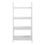 Wally Bookcase with 4 Shelves in White