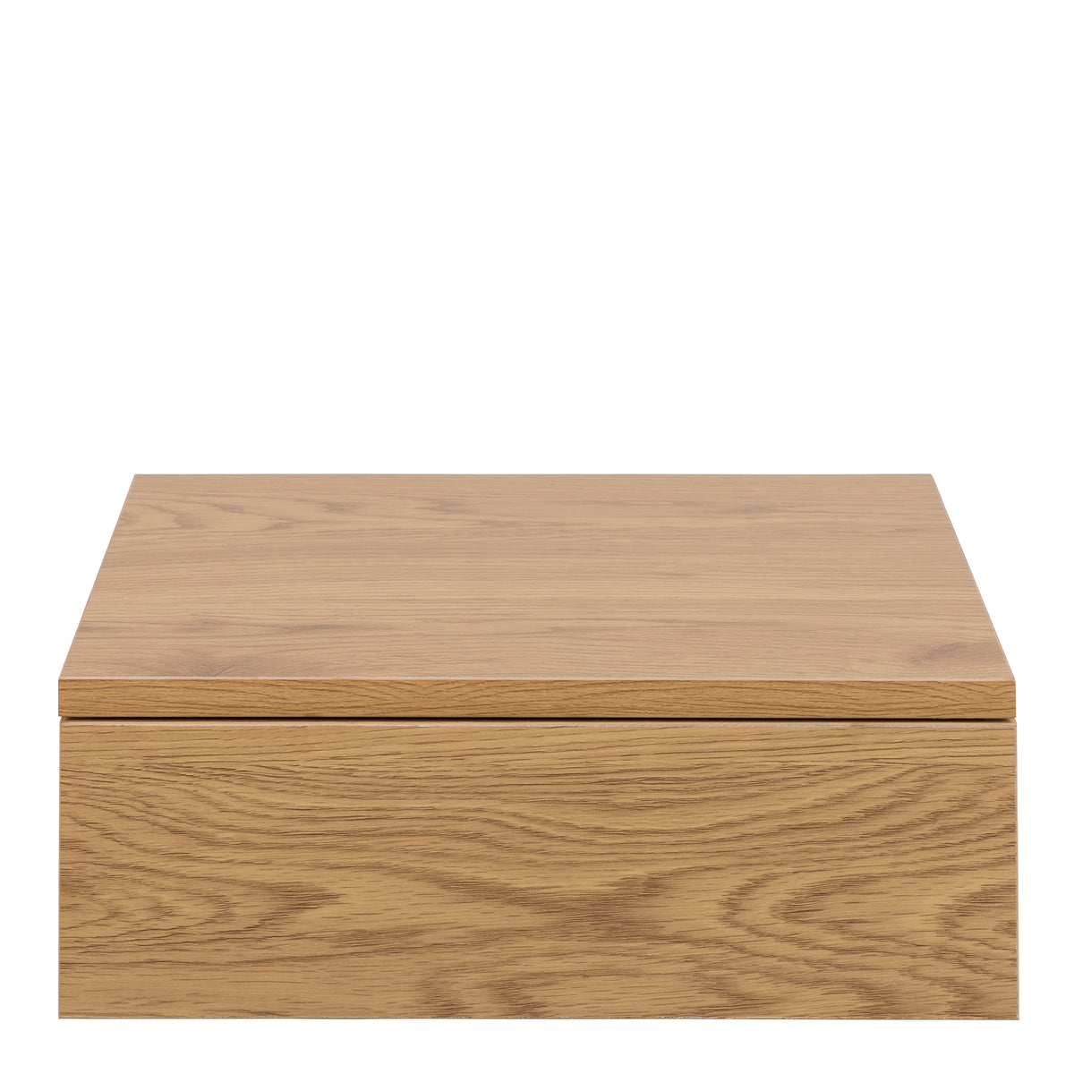 Avignon Square Bedside Table with 1 Drawer in Oak