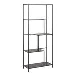 Infinity Bookcase with 4 shelves in Black