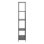 Infinity Bookcase with 4 shelves in Black