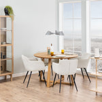 Malika Round Dining Table in Oak