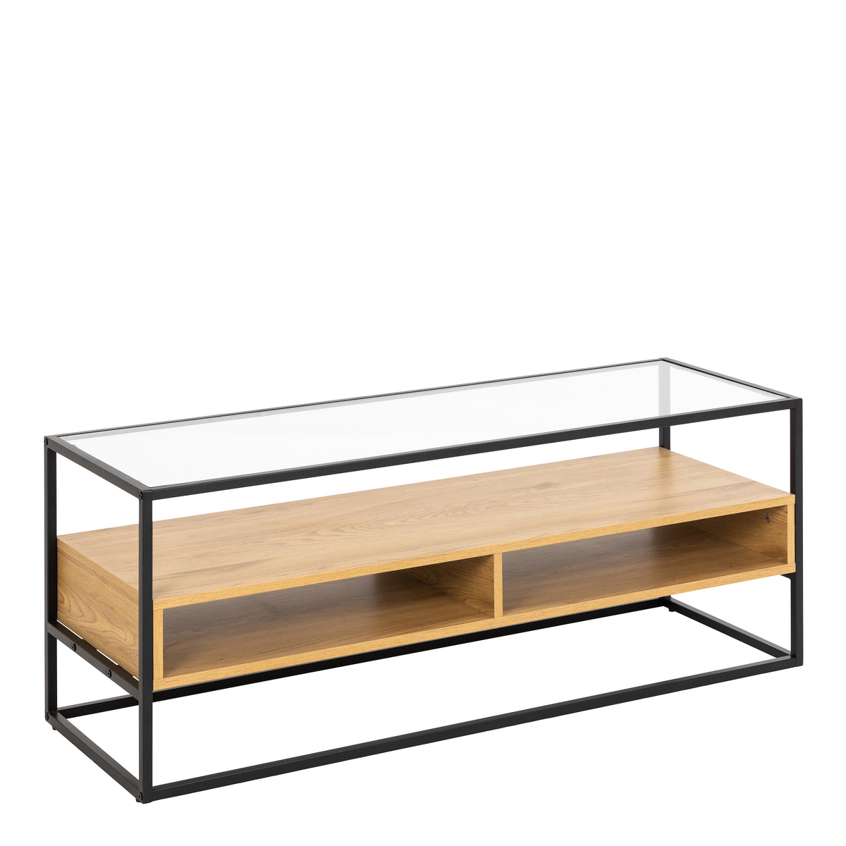 Randolf TV Unit in Black and Oak