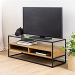 Randolf TV Unit in Black and Oak