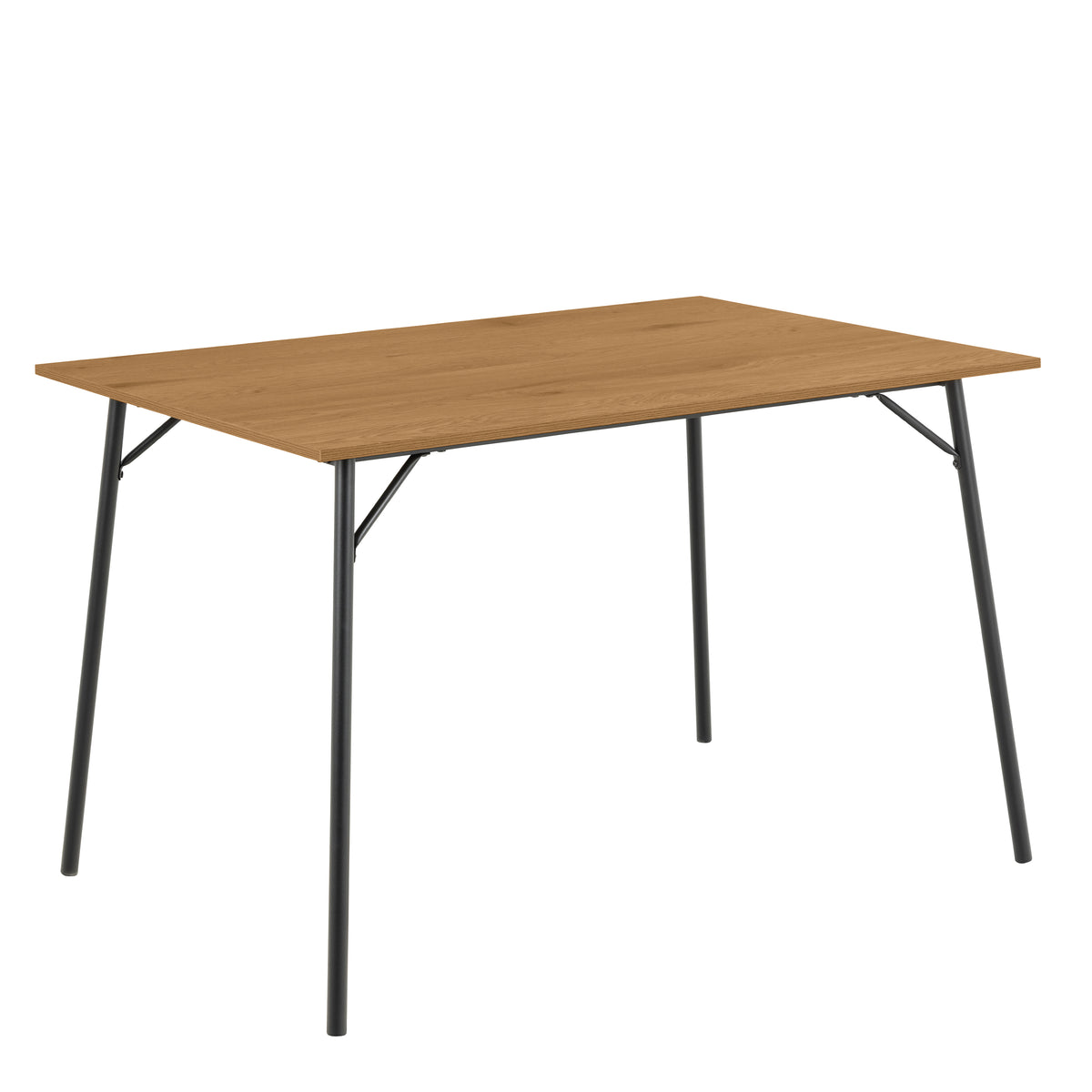 Peru Dining Table in Black and Oak