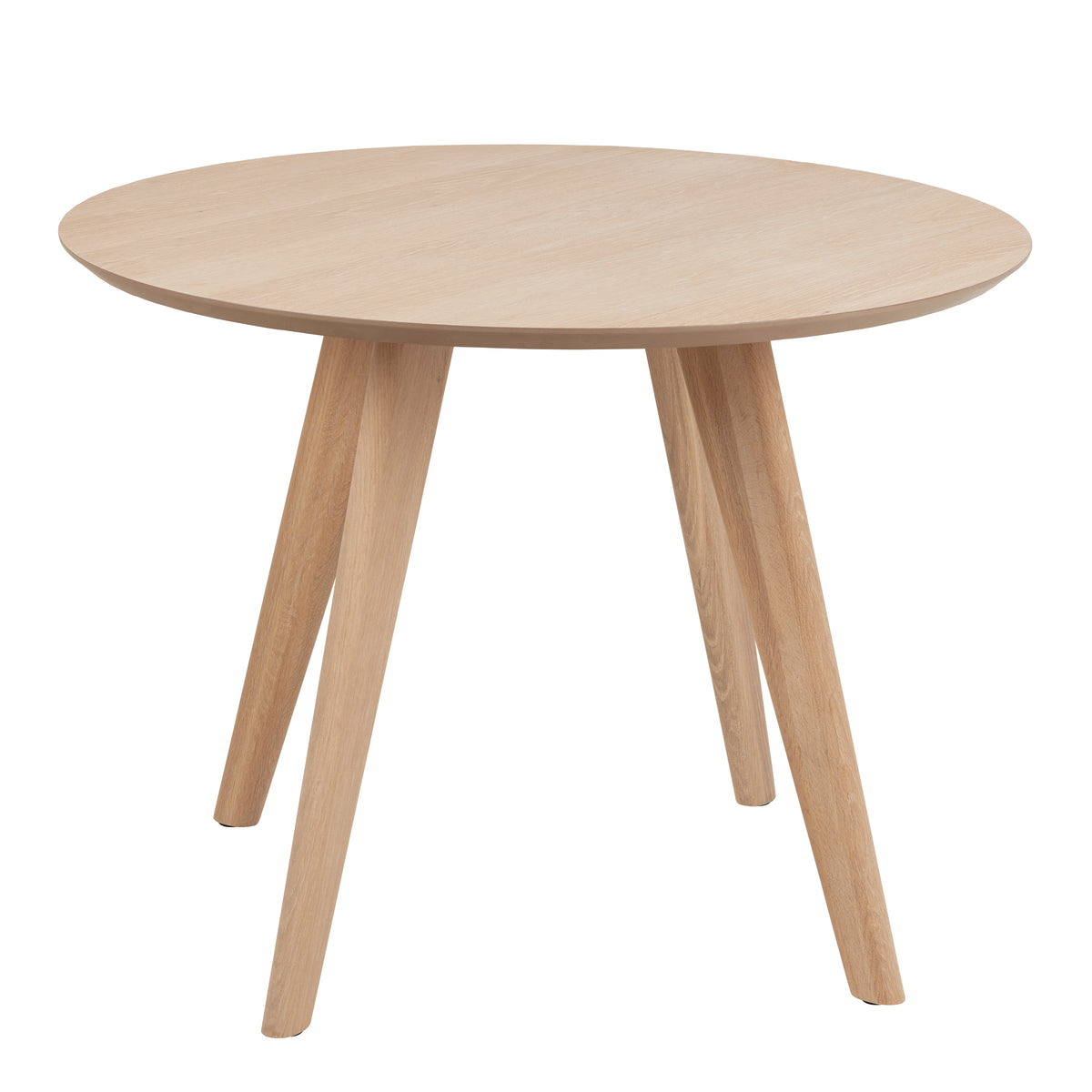 Townsville Round Dining Table in White Oak