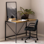 Bahamas Office Desk and Black and Oak