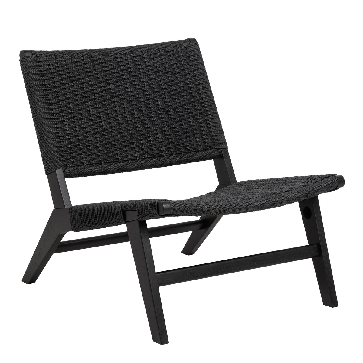 Carson Lounge Chair in Black