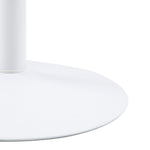 Ibiza Round Dining Table with White Top and White Base