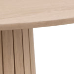 Christo Round Dining Table in White Oak