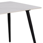 Wicklow Ceramic Dining Table in White