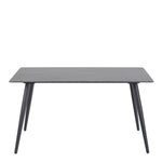 Wicklow Ceramic Dining Table in Black