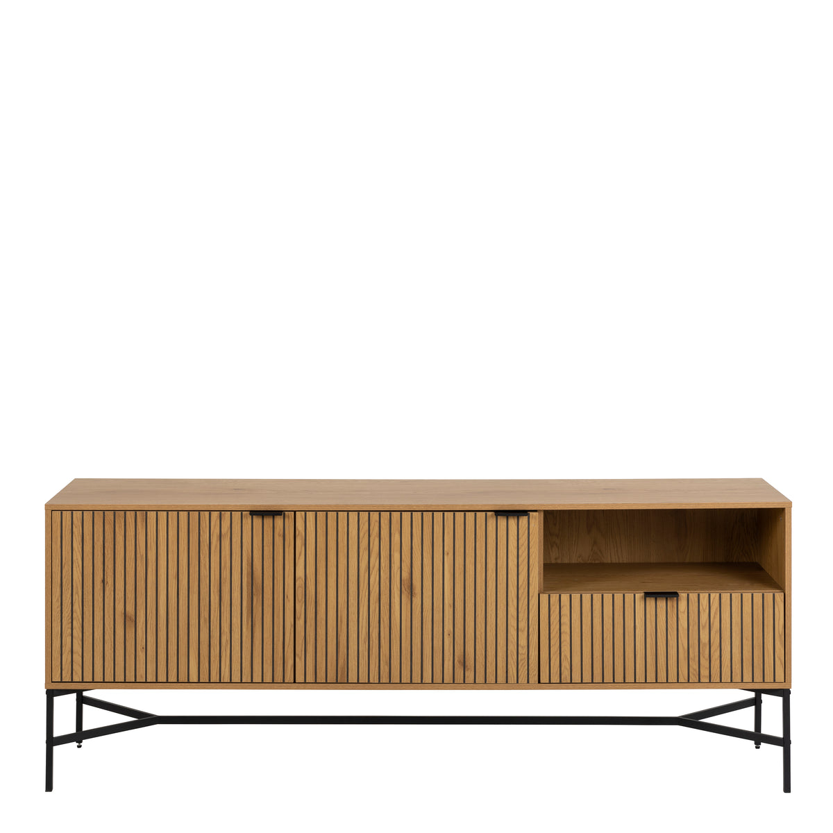 Jaipur Sideboard with2 Doors and 1 Drawer in Black