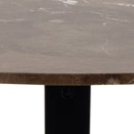 Heaven Dining Table with Brown Polished Marble Top