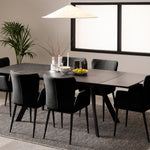 Blackburn Black Ceramic Dining Table