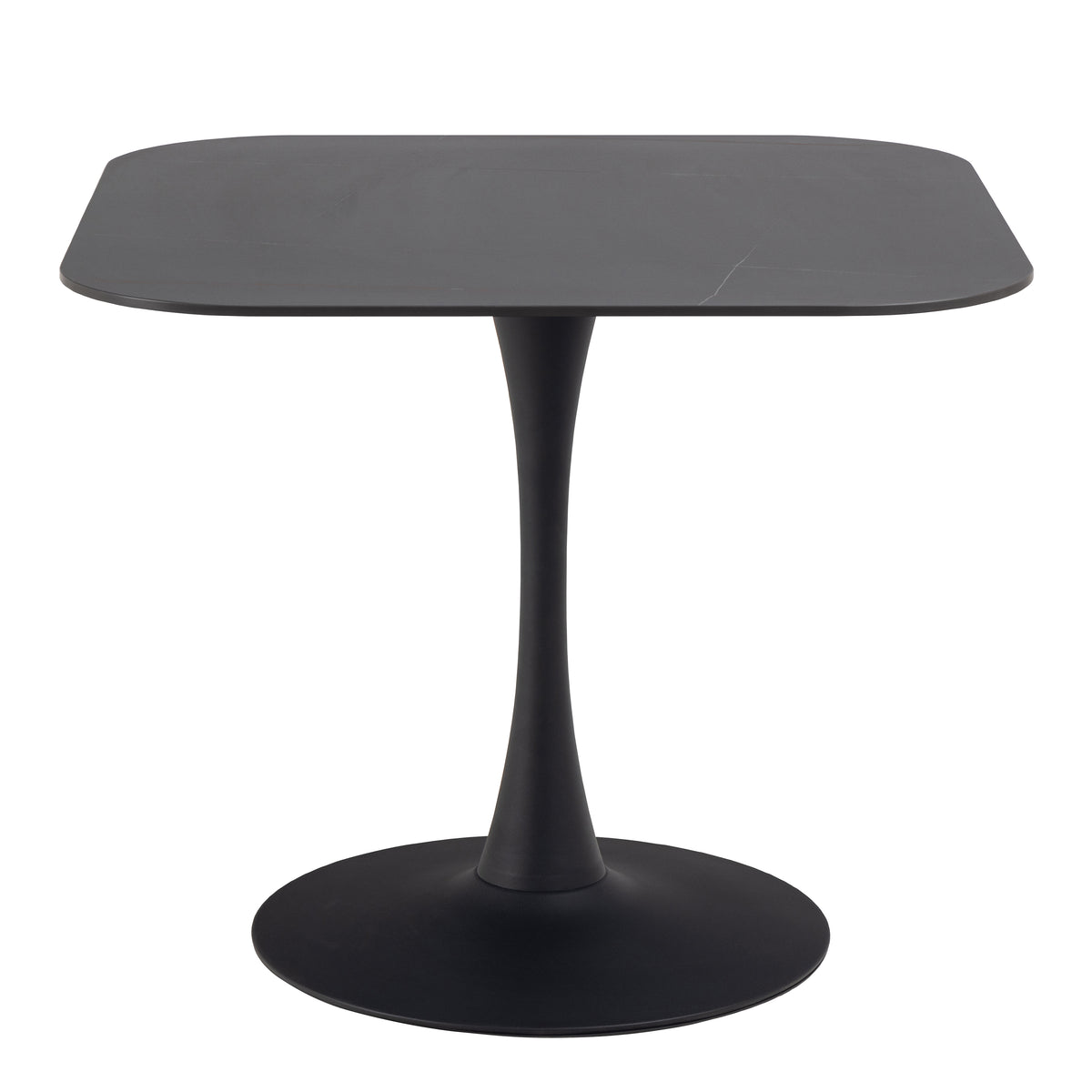 Malta Ceramic Square Dining Table Black