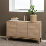 Linley 3 Door Sideboard in White Oak