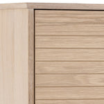 Linley Cabinet with 2 Doors and 4 Shelves in White Oak