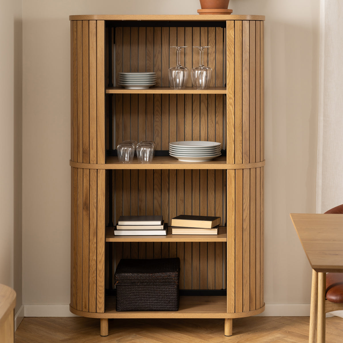 Colima Bookcase in Oak