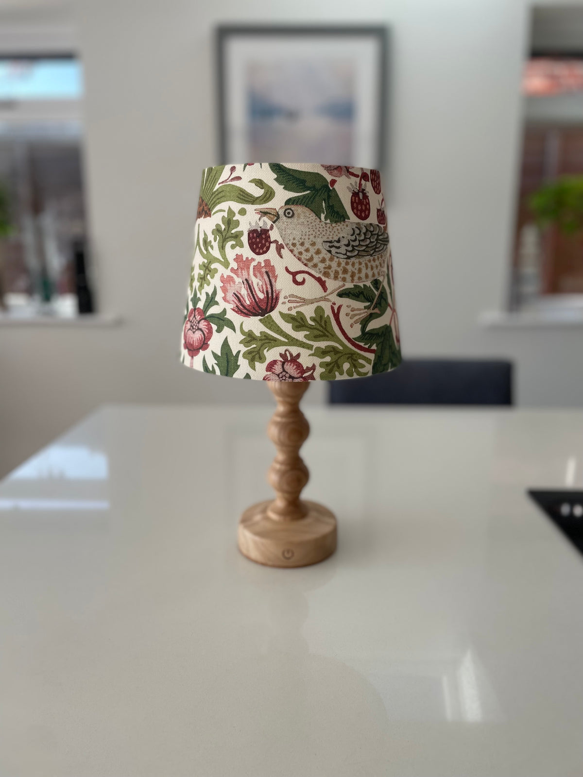 Handmade Empire or Candle Clip Lampshade in William Morris Strawberry Thief Fabric