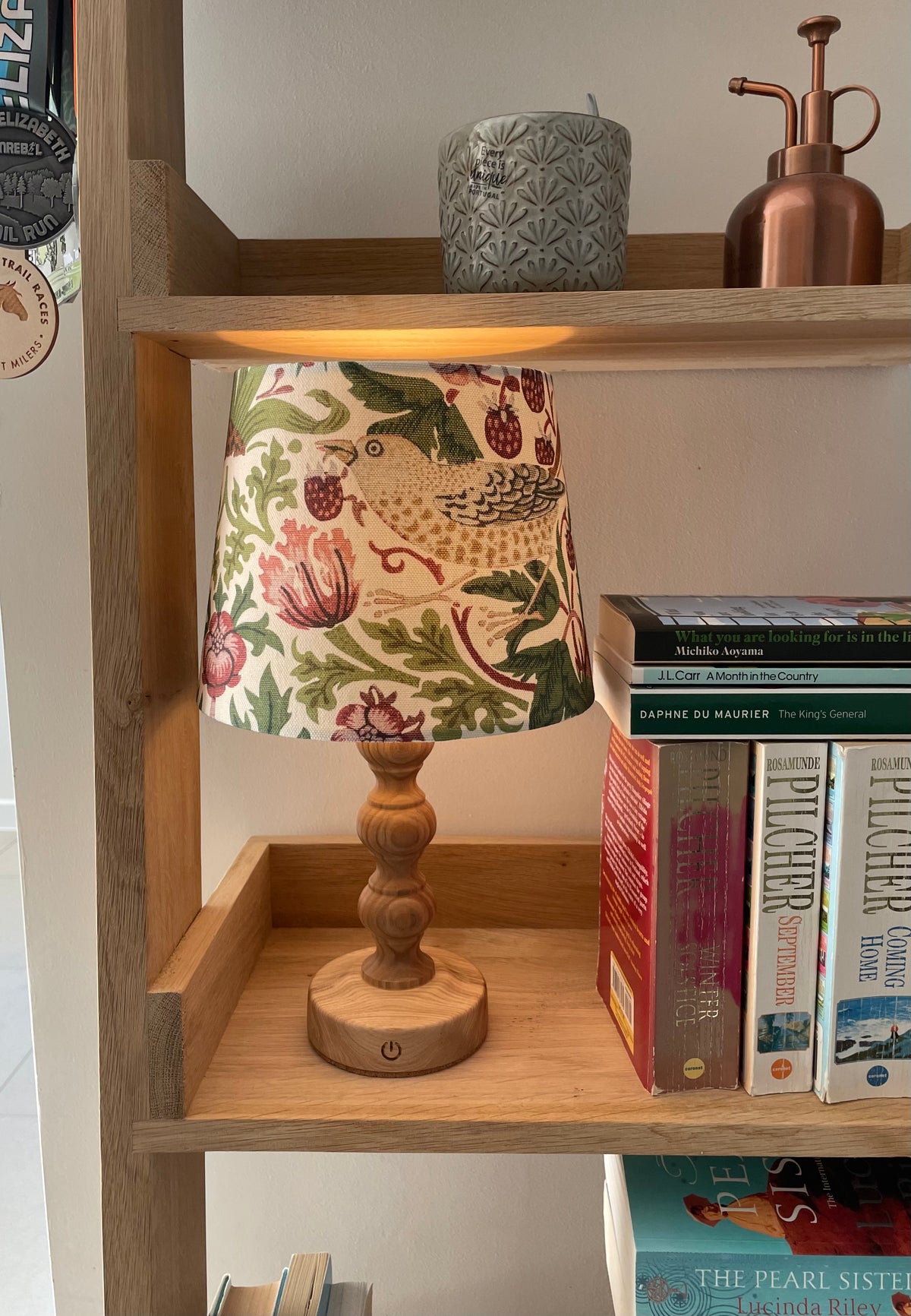 Handmade Empire or Candle Clip Lampshade in William Morris Strawberry Thief Fabric