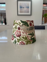Handmade Empire or Candle Clip Lampshade in William Morris Strawberry Thief Fabric